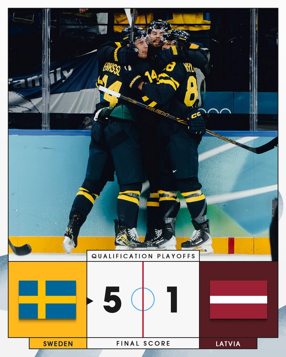 SWEDEN HAS ADVANCED!!! 🇸🇪
Watch USA vs. Sweden in the quarterfinals at the #MilanoCortina2026 #WinterOlympics TOMORROW at 3:10p ET on @NBCSports, @peacock, @cbcsports, @cbcgem, & @Sportsnet!