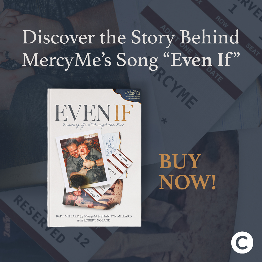 "Even If" is the inspiration behind "I Can Only Imagine 2." This true story from <a href="/mercyme/">MercyMe</a>'s <a href="/BartMillard/">Bart Millard</a> and his wife, Shannon, shows how even our deepest wounds can become doorways to God's grace. Enter to win a copy now: 1160hope.com/contests/evenif #christianity #giveaway