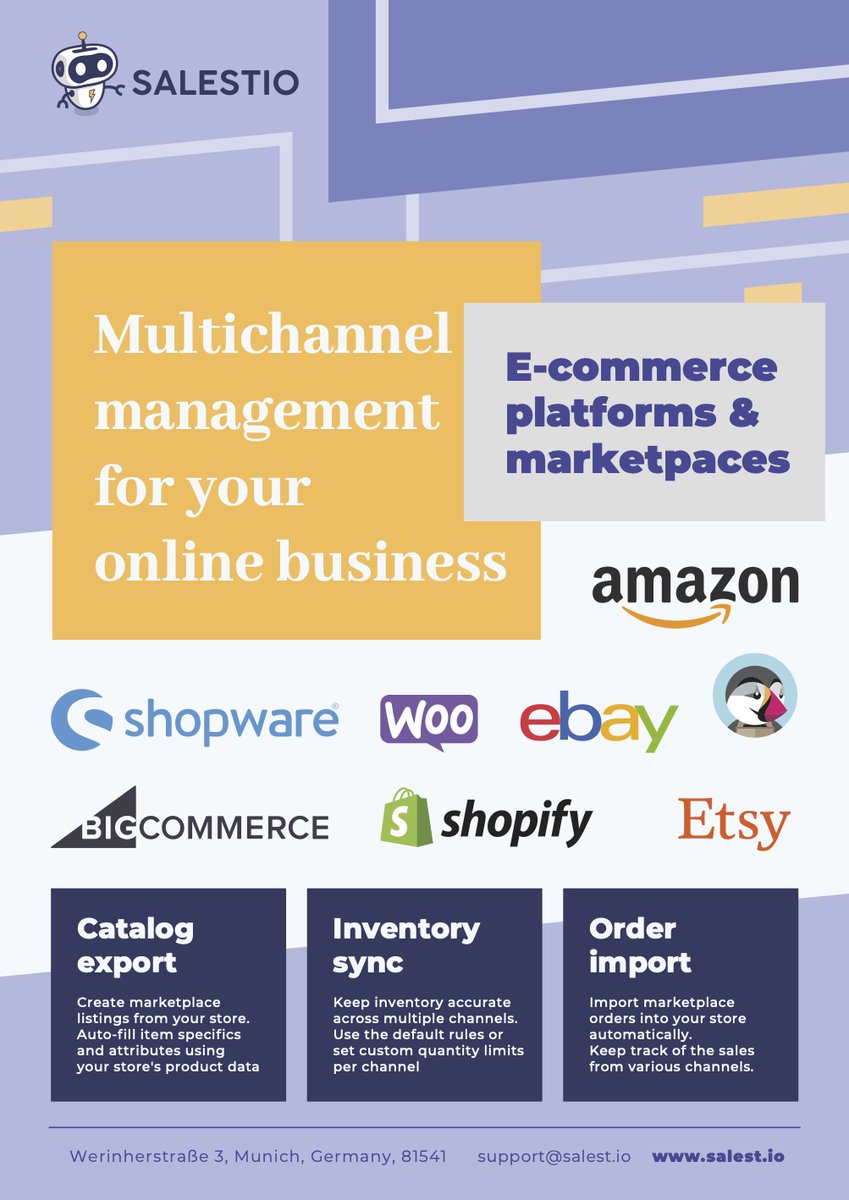 What a day at E-commerce Berlin Expo at Messe Berlin. Met great platforms, integrators, and marketplaces. Came back with a notebook full of ideas to make Salestio even better for merchants

#ecommerce #multichannel #marketplaces #Berlin