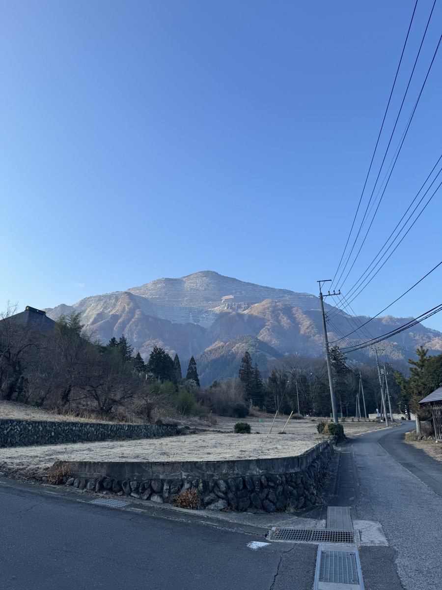 本日の武甲山