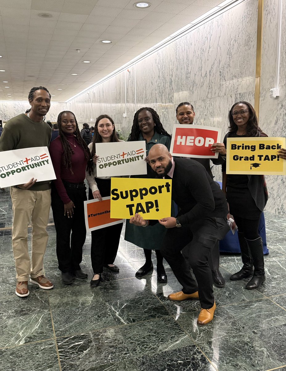 DegreesNYC's tweet photo. Advocacy in action at the New York State Capitol! 🏛️

#DegreesNYC and The Options Center joined the @NYSACAC for Legislative Advocacy Day last week. We met with elected officials &amp; championed policies that expand access Advocacy to higher education across New York State. #NYSACAC https://t.co/YASIMm2f8z