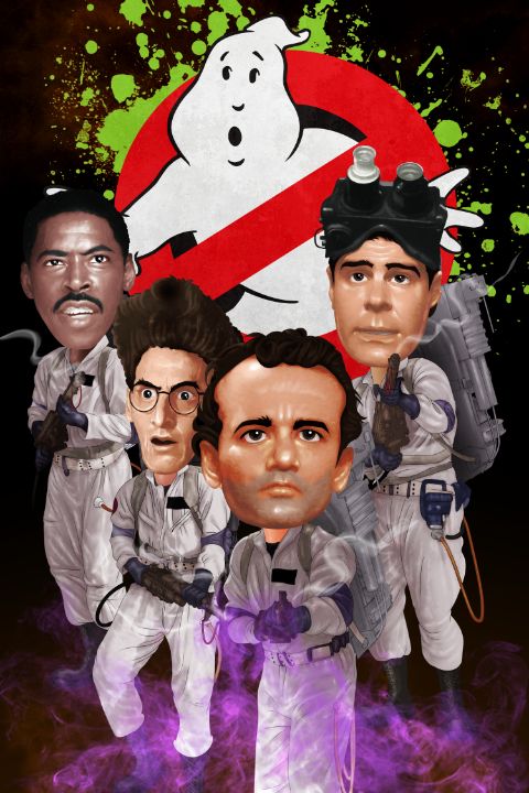 rivermiker's tweet photo. Art of the Day! "Ghostbusters". Buy at: https://t.co/sVedWTMvaJ https://t.co/I5CumIgVp7