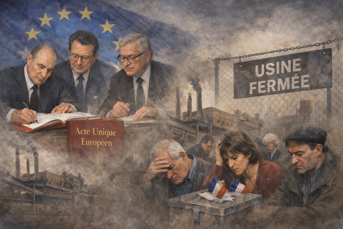 Ayer, 17 de febrero, se cumplieron 40 años del Acta Única Europea, uno de los tratados europeos más desconocidos en España que, sin embargo, fue de una enorme trascendencia, al ser la antesala de Maastricht. Hilo inspirado en un artículo de <a href="/Vukuzman/">Georges Renard-Kuzmanovic 🇨🇵</a> en <a href="/FPopMedia/">Fréquence Populaire Média</a>.