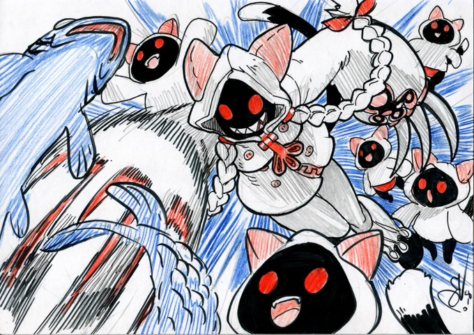 Haha! I'll have to keep that in mind!! Taokaka is my favorite design in BB but yea the braids do seem a bit superfluous- really should be more about the coat, claws, and tail!