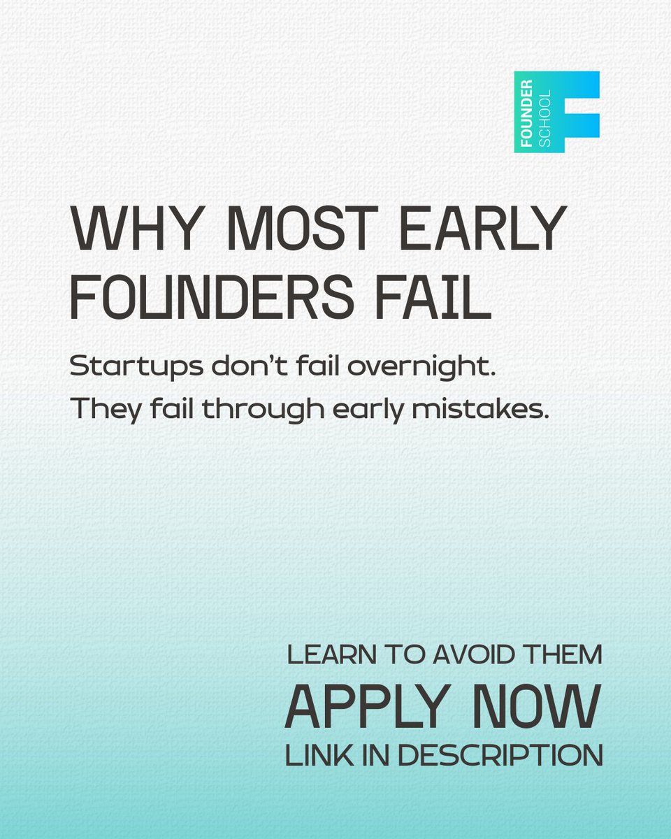 Founder School tweet media