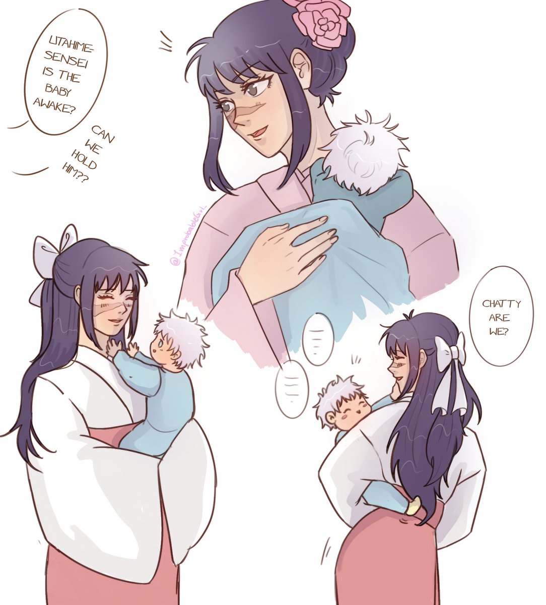 Mamahime time 💕 

day 2: post canon jjk
#utahimeweek #utahimeweek2026