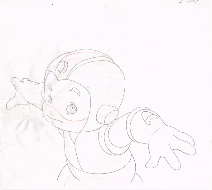 Captain N The Game Master Animation Cel and Sketches Scans of King Hippo, Eggplant Wizard and Mega Man from episode 3 The Most Dangerous Game Master.