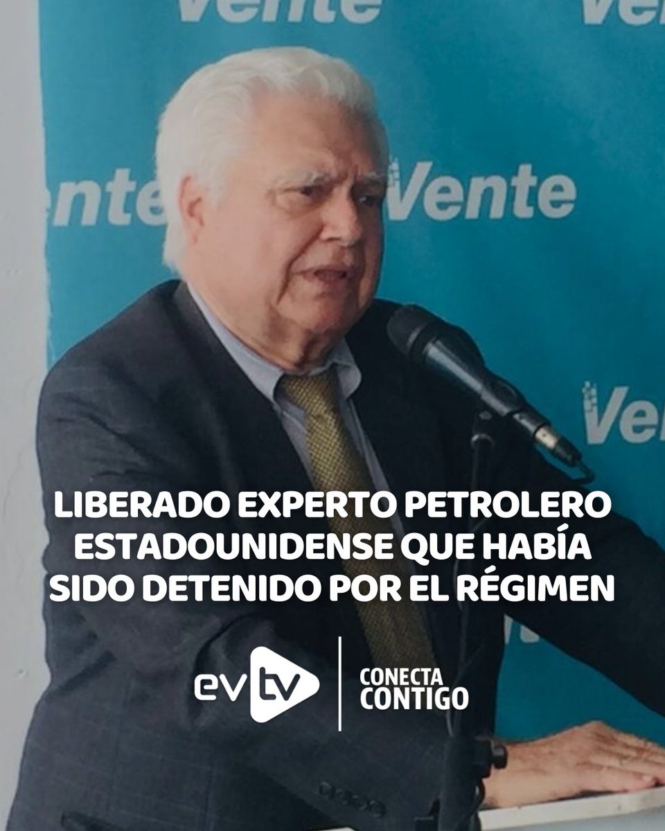 🚨 Liberan a experto petrolero estadounidense que había sido detenido por el régimen chavista

🇻🇪 El régimen chavista liberó este martes al experto petrolero Evanan Romero, ciudadano con doble nacionalidad venezolana y estadounidense, quien había sido detenido sin cargos formales