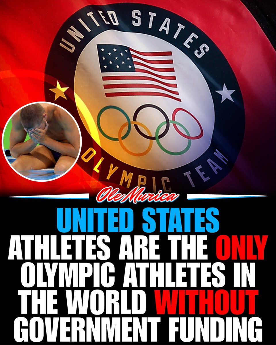 United States Athletes are the ONLY Olympic Athletes in the world without Government Funding