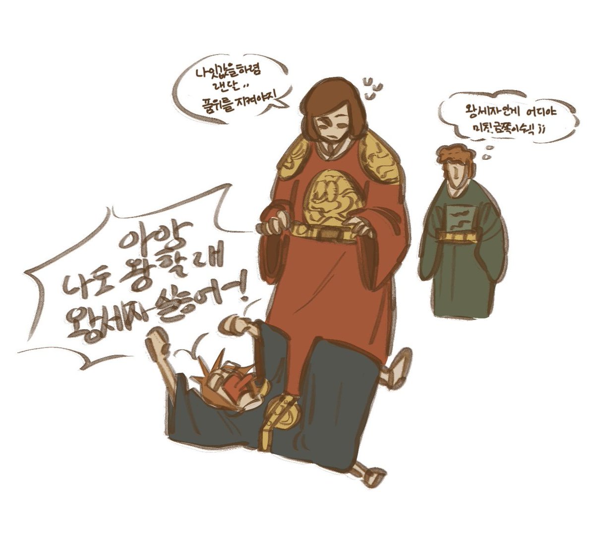 jeyugpogke93345's tweet photo. 설날 낙서! 한복 입히는 사심 채웠어요 https://t.co/njUvit4xqb