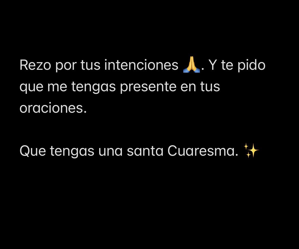 Comenzando la cuaresma, estaré este tiempo alejado de las redes sociales. 

Seguimos unidos en la oración.