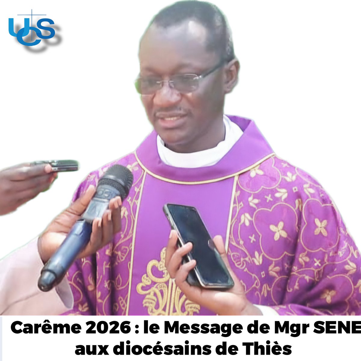 Carême 2026 : Mgr Albert Sène appelle les diocésains de Thiès à purifier leurs paroles, leurs pratiques et leurs intentions ucs.sn/news/0c3pNnnUS…