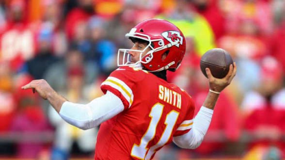 SleeperChiefsKC's tweet image. Four Kansas City Chiefs made Bleacher Reports Top 99 QB’s in NFL history list. 

4. Patrick Mahomes
29. Len Dawson
76. Alex Smith
91. Trent Green 

*Quarterbacks who spent a majority of their career in KC.

Via | @BleacherReport 
#ChiefsKingdom