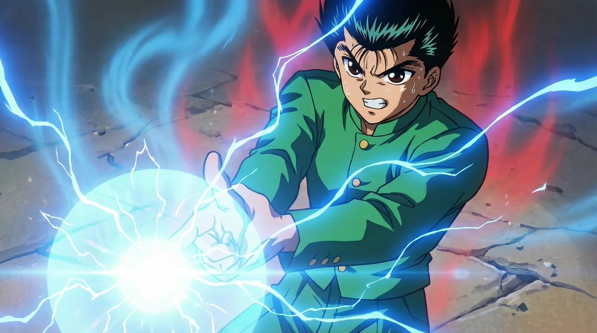 It's incredible how a little nano banana and some photoshop can clean an old Yu Yu Hakusho still from the original series