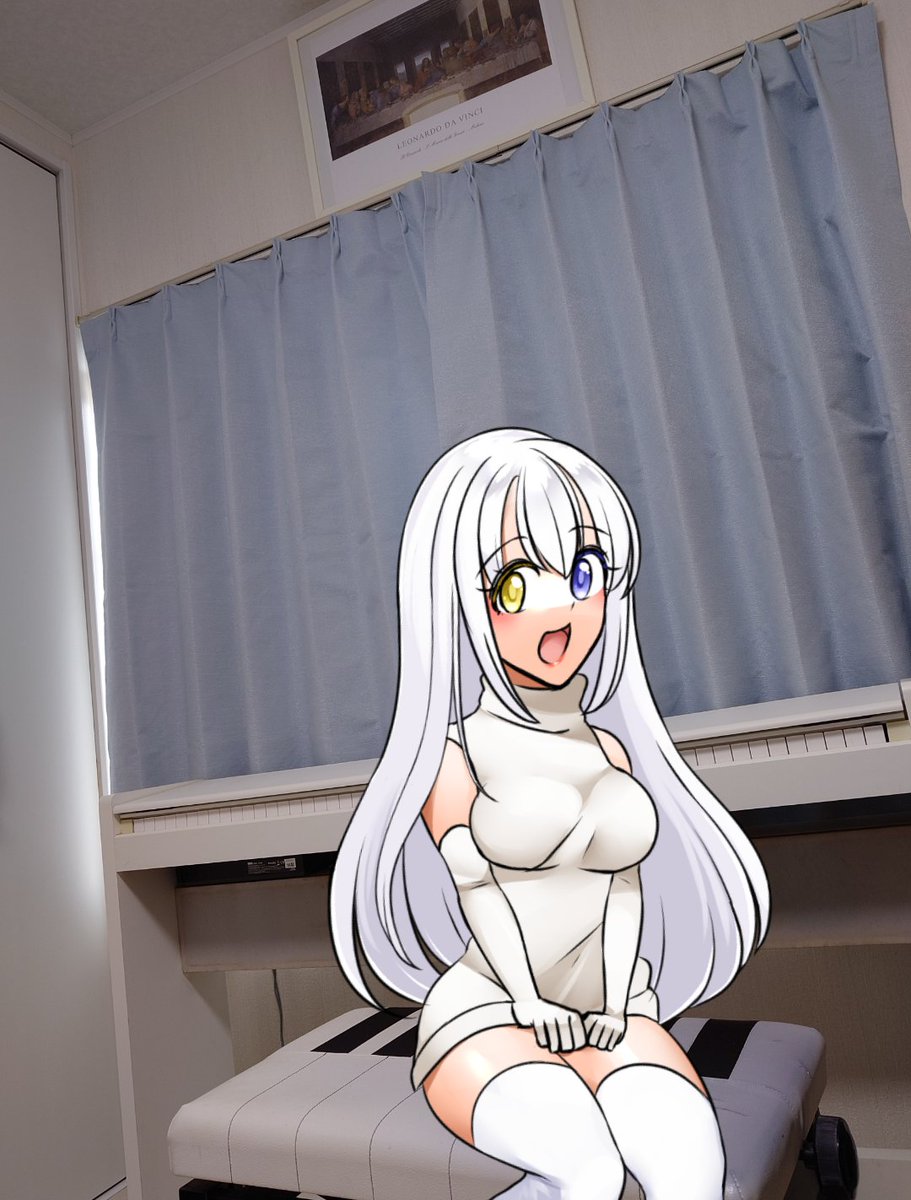 やっぱり意識しまくっていたからか、生前と同じくあの子をめっちゃモフる夢を見たぞ…

天使ねこ「よく眠れたみたいね♪さあ、今日は用事があるのでしょう？早く顔を洗っておいで」