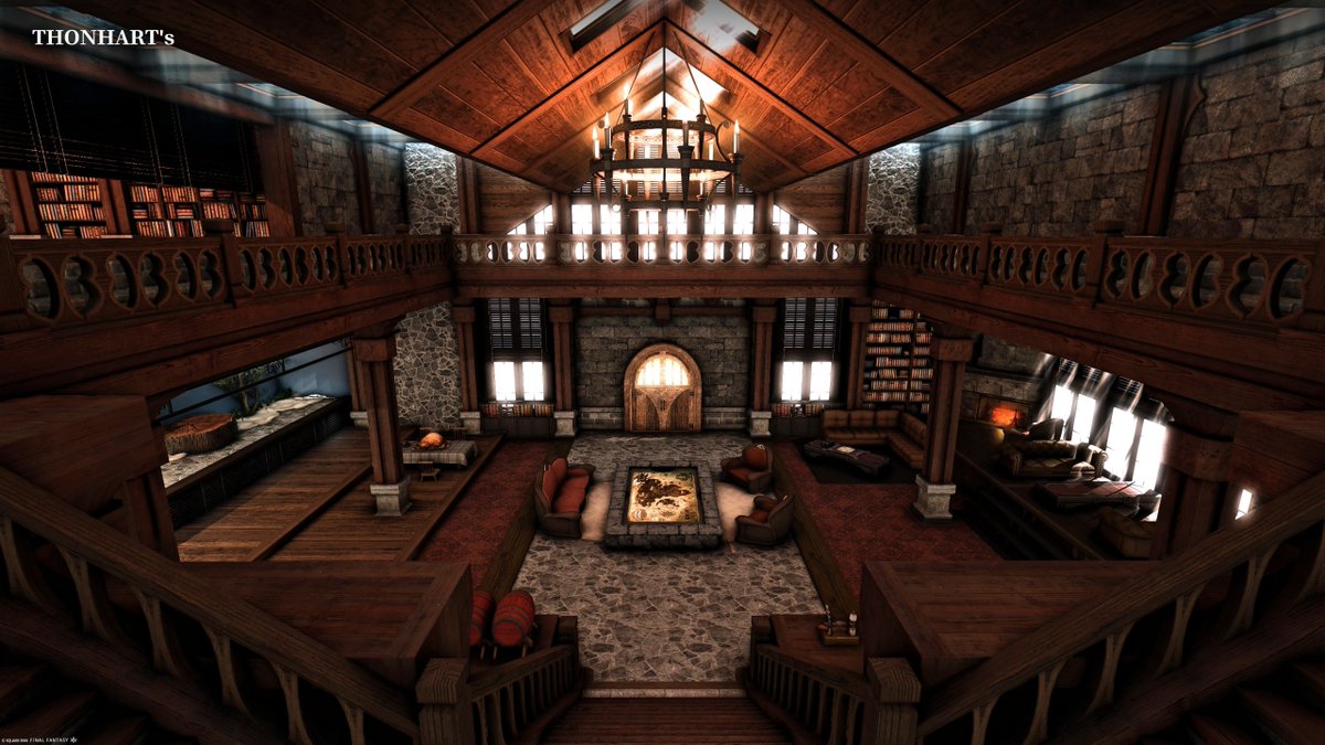 parkerthonhart's tweet photo. Collhaven [L / 2 flr]

A two-story highland tavern with a bar, reading corner, and a semi-open terrace overlooking snowy plains. Bedroom and hidden allagan lab on the second floor.

https://t.co/LZBvfvPrD9

#ffxivhousing  #ff14housing #FF14ハウジング #hgxiv #HousingEden https://t.co/McCxUaptg1