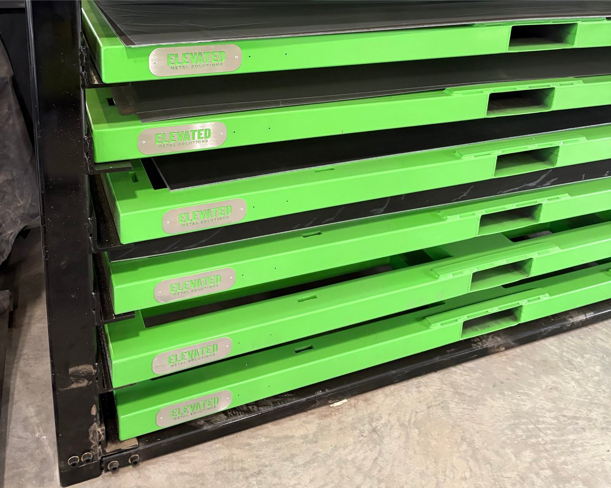 LeanMfgProducts's tweet photo. Elevated Metal Solutions (EMS) is a team of industry professionals crafting high-quality metal roofing systems, custom metal trim, metal siding, and more—built specifically for Montana conditions. Using state-of-the-art tooling and software, they produce premium metal products with speed and precision.

We are excited to share their recent LEAN transformation from traditional wooden pallets to an organized Sheet Metal Storage Rack—leading to a cleaner, safer workspace, faster access to materials, and smoother day-to-day production.

Thank you EMS!