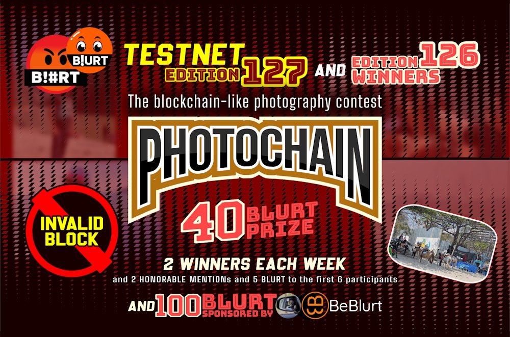 EveryWork1's tweet photo. PHOTOCHAIN Testnet - Edition 127
BLURT Edition
Photography contest FOR FUN
on @BlurtOfficial, @teammexicopro, @BlurttribeC and @be_blurt
#photochain #contest #challenge #fun #Web3 #photography #game #blurtgame #blurt #blog #blurtblockchain
https://t.co/Agyll5ZxXx https://t.co/clLp978gQF