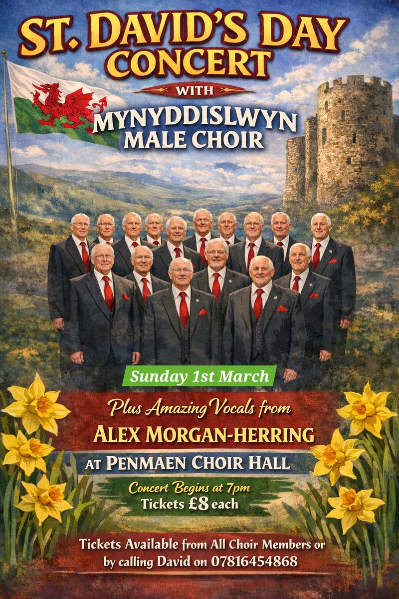 Mynyddislwyn Male Choir tweet media