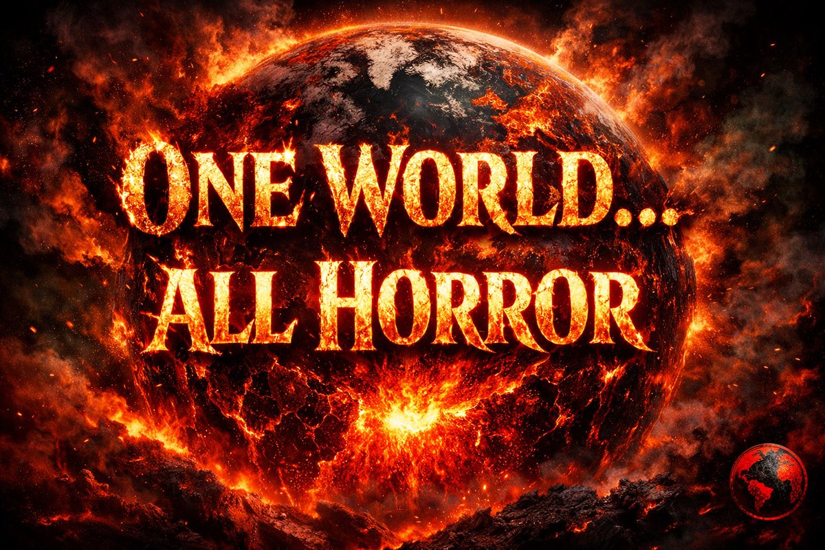 HorrorfiedEnt's tweet photo. One vision…One mission at HORRIRFIED  @gethorrorfied  
One World…All Horror https://t.co/QVNttDNUy9