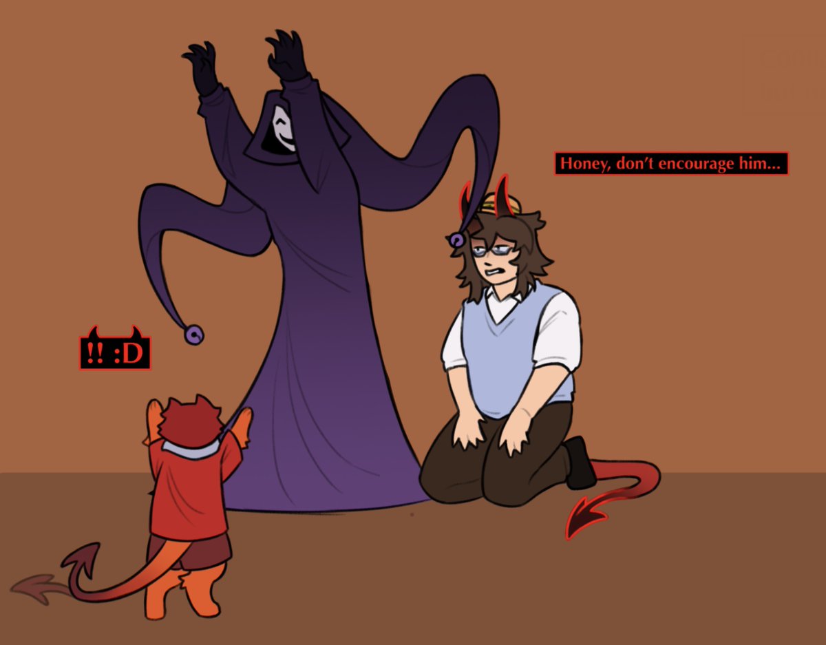 Bonus... Noli hypes up ck on purpose then acts innocent when he refuses to go to bed. He's not very good at this 'parenting' thing