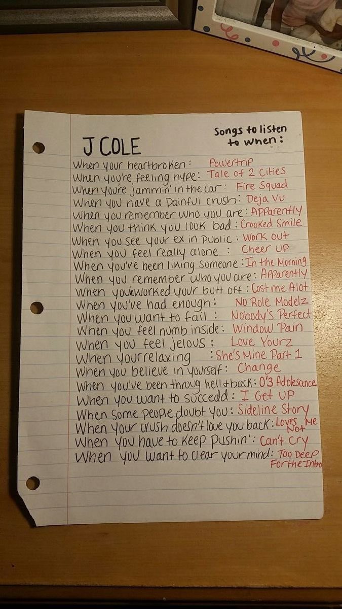 Make sure you listen to these songs.