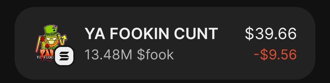 MattyR300's tweet image. Fook is not a memecoin it's the most sophisticated messaging system on solana!
#memecoin #memecoins #pumpfun #fook #solanamemecoin #SolanaGems #solana 
pump.fun/coin/G63a43wp5…