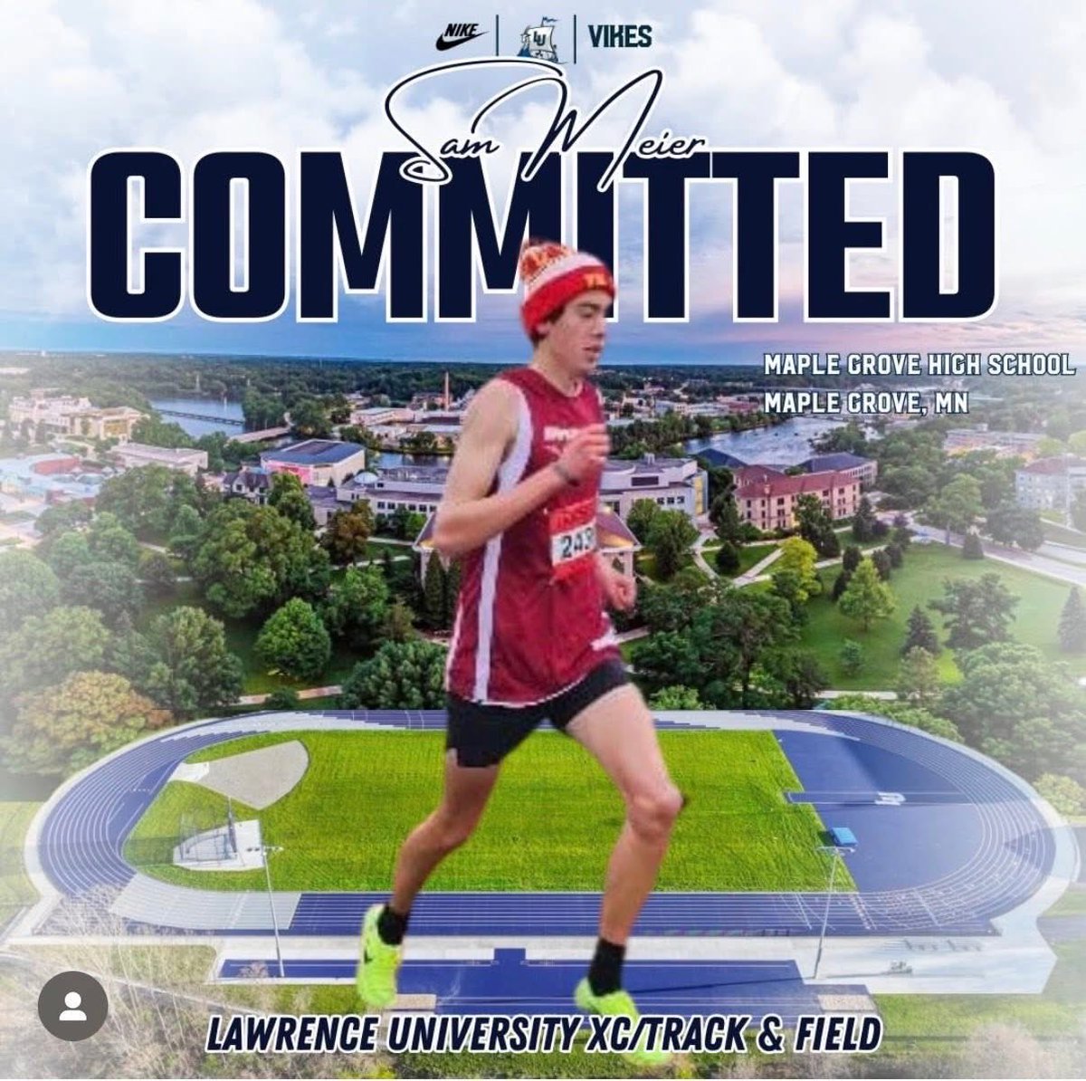 mgcrimsonxc's tweet photo. Let’s go Sam!! https://t.co/uvcix5ECfS