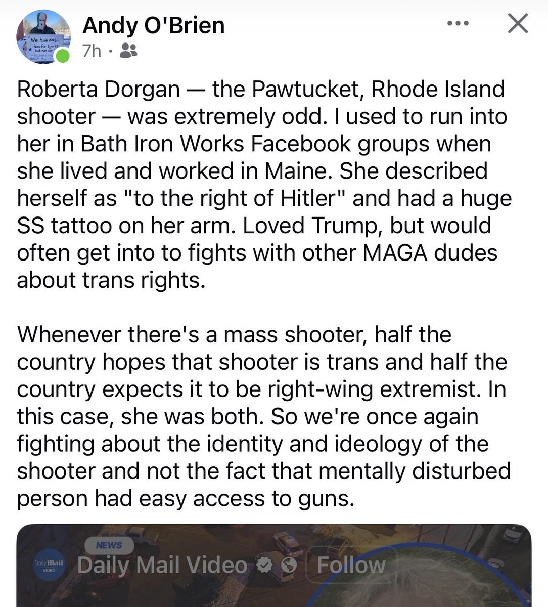 How do we make sense of a mass shooter who was a trans man with a giant ...