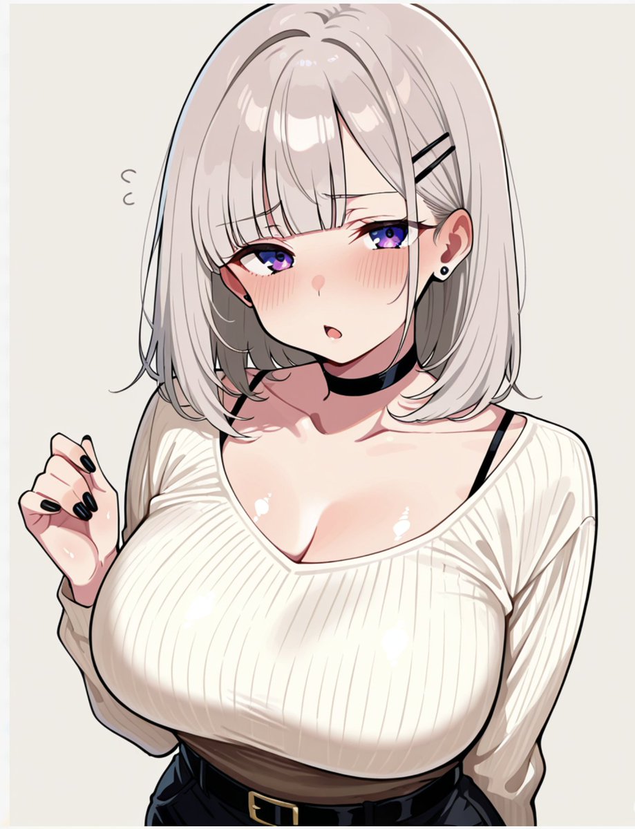 胸元緩くて無防備な感じ・・・良いぞ! 