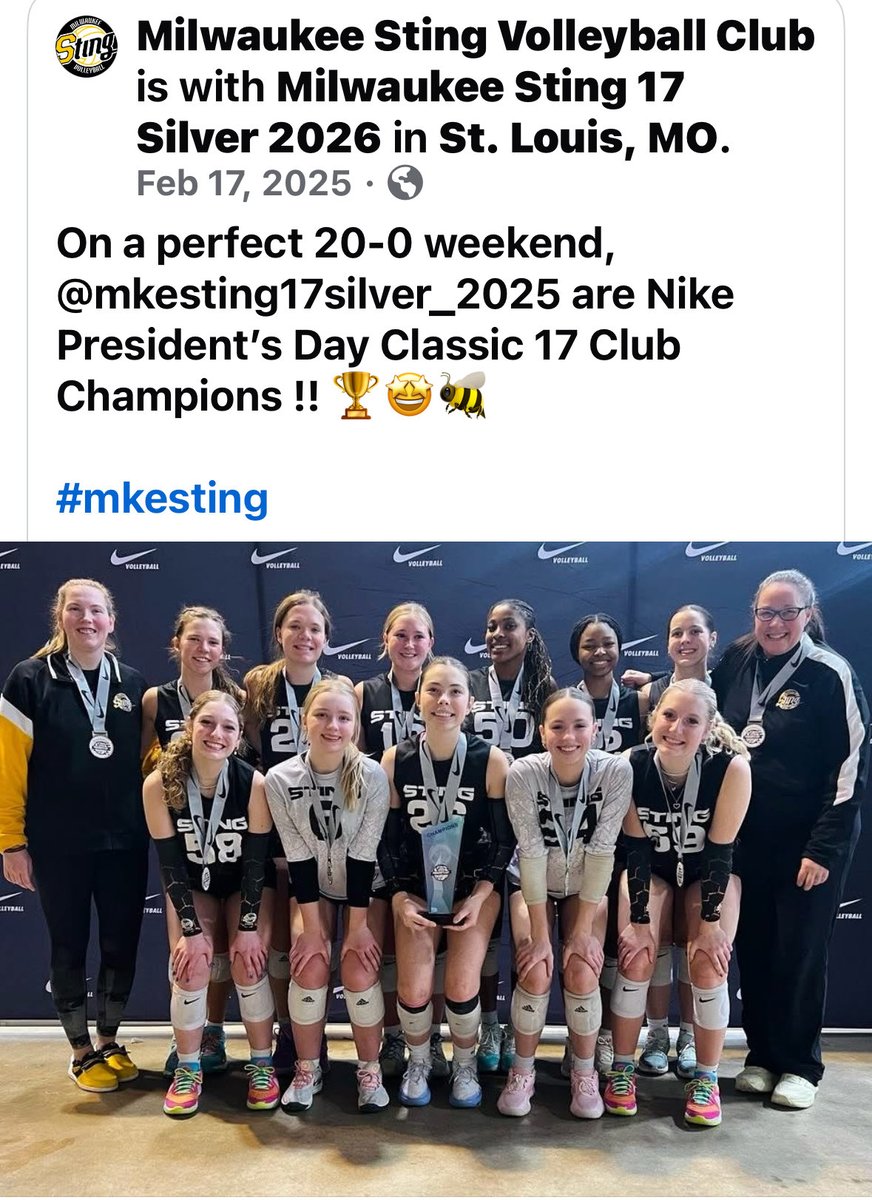Milwaukee Sting 18 White - 2026 tweet media