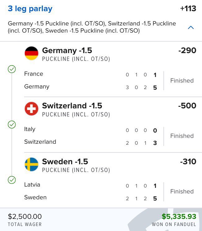 2.5 UNIT PLAY CASHES 💰🔥

$2,500 ➡️ $5,335.93 ✅