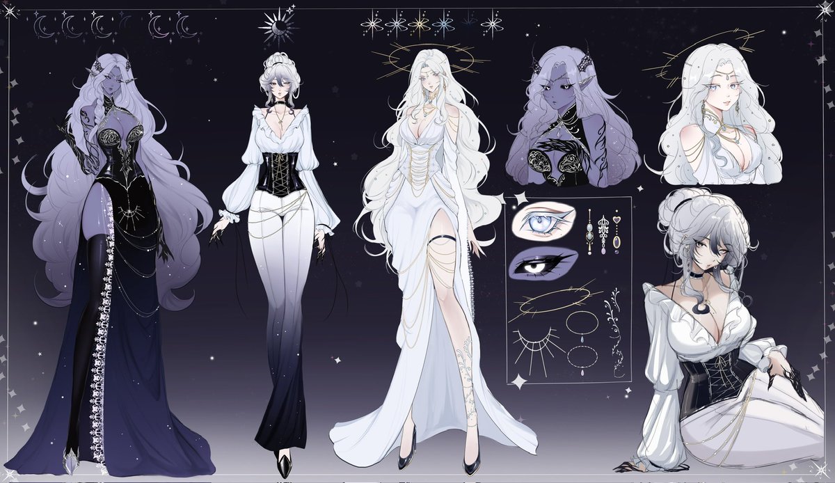 Luna 🌙🤍| Celestial Moon Goddess tweet media