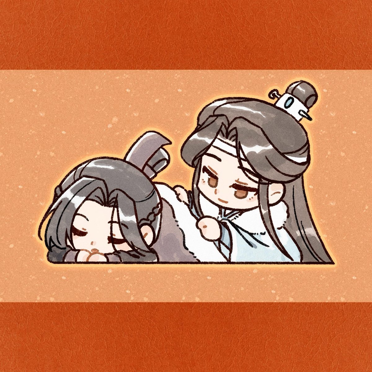 #Xicheng #曦澄                                                                   

(Art by xinjinjumin374244697530 on Lofter. Posted with permission.)