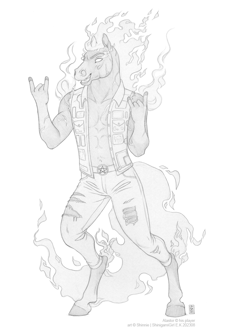 DapperRacc's tweet photo. In honor of the year of the Fire Horse, here some art of my Hell Horse sona, Alastor.

#furry #furryartwork #YearOfTheFireHorse #YearOfTheHorse https://t.co/kRaijCvJMX