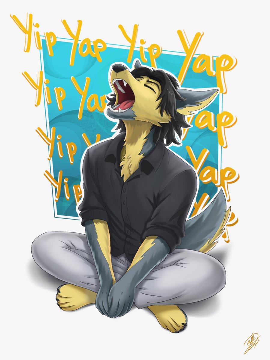 Yip Yap Yote! Comm for <a href="/Golden_OzYote/">Oz el Yote</a>