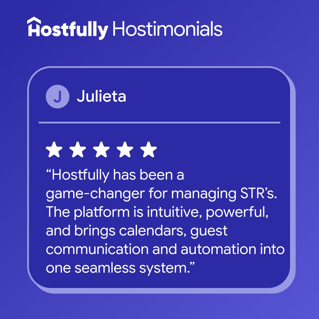 Hostfully tweet media