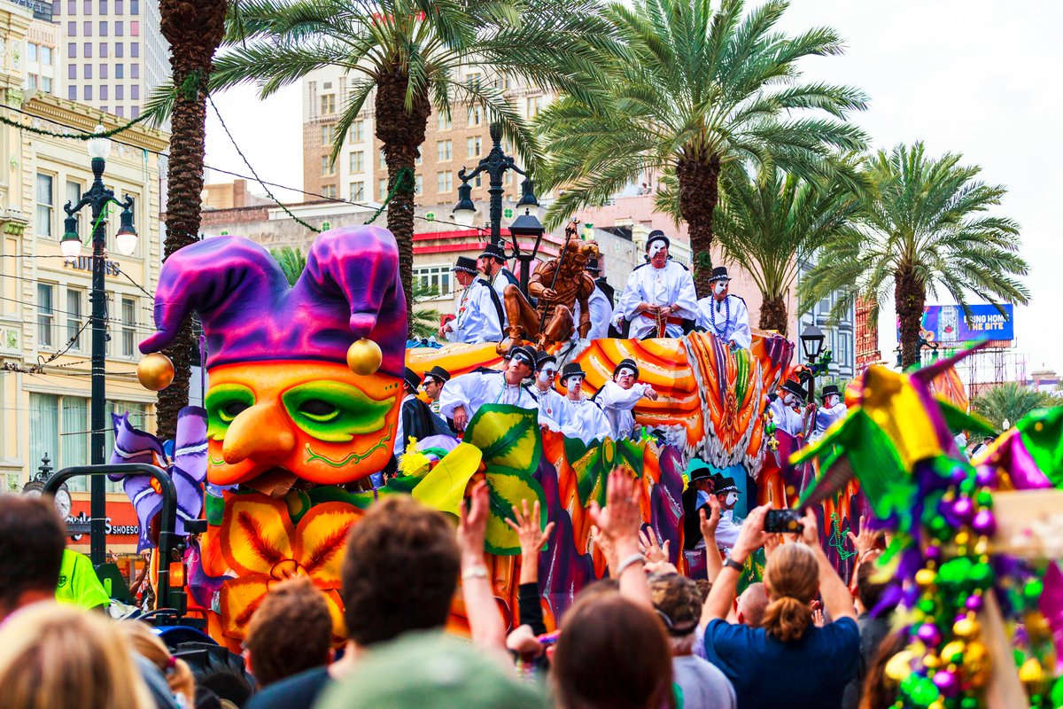 sspllc_us's tweet photo. 🎭 Mardi Gras in New Orleans is more than a celebration — it’s a centuries-old cultural institution. 📜 The tradition dates back to 1699, when French explorers first brought Catholic pre-Lenten festivities to Louisiana. Over time, the city transformed Mardi Gras into a uniquely New Orleans expression of culture, craftsmanship, and community.

The first recorded Mardi Gras parade in New Orleans was in 1837. Today, dozens of krewes design elaborate floats, host grand balls, and preserve traditions that have been passed down for generations.

🎺 Mardi Gras reflects the soul of New Orleans:
Cultural fusion — French, Spanish, African, and Caribbean influences converge.
Artistic excellence — Float design, costume creation, and music showcase extraordinary craftsmanship.
Economic impact — Tourism during Carnival season generates hundreds of millions of dollars annually.
Community identity — Families, neighborhoods, and organizations plan all year for this moment.

From brass bands and bead-throwing to king cakes and masked balls, Mardi Gras represents resilience, joy, and shared heritage. Laissez les bons temps rouler — let the good times roll. 🎉