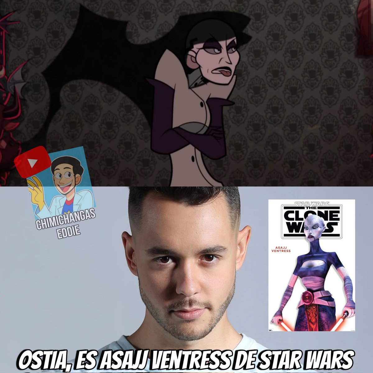 CHIMICHANGAS_Ed's tweet photo. Ostia pero si es... 

Todo esto hay que tomarlo como lo que es, pero meme y ya 🤣🤣 

Sígueme para más contenido malvado 🎩

Mi Nuevo video de villanos aquí 👇 
https://t.co/iGbGK0i6Sd

#Villainous #villanos #AlanIturiel #missheed #meme #thegref https://t.co/cXYpZi4gid