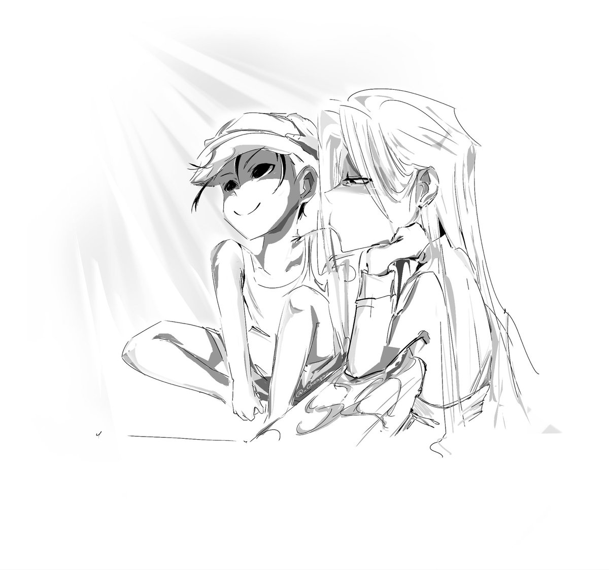 _CHEAPO_'s tweet image. #hunterxhunter #ging #kite #hxh #fanart #digitalart  love this duo