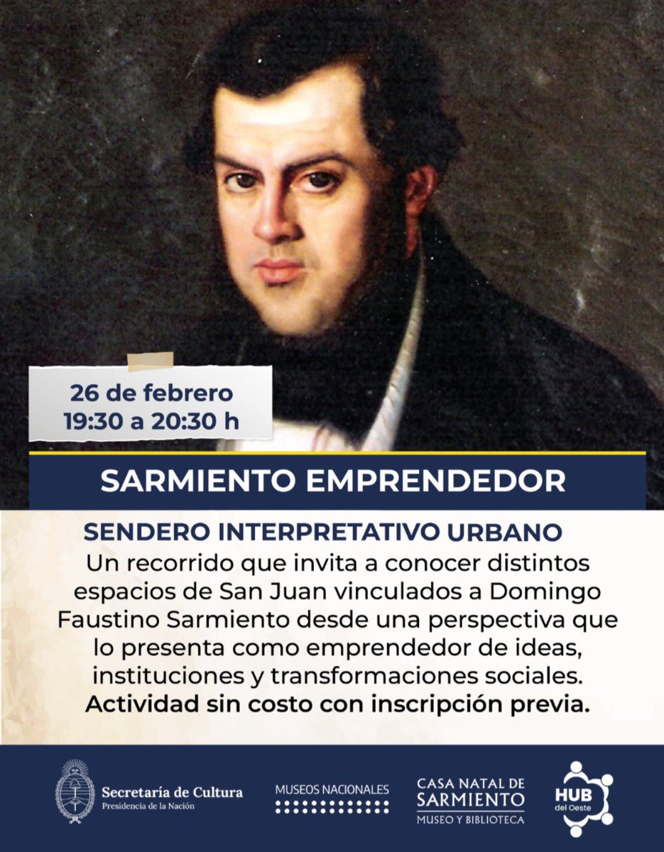Museo y Biblioteca Casa Natal de Sarmiento tweet media