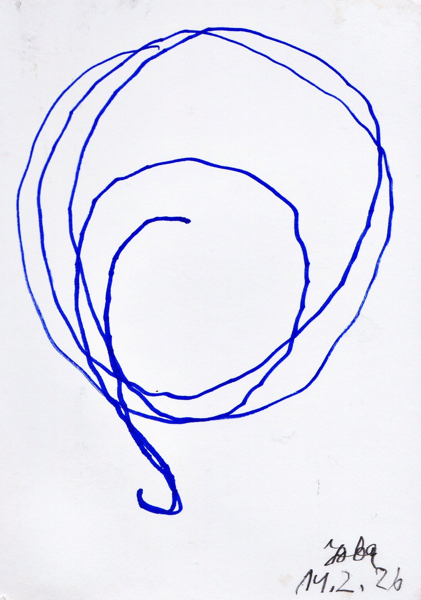 jjovanmusic's tweet photo. -
Јова (jovan jovanovic / WalkingGuitar / Jova Utin)
heute am 14.Februar 2026 #zeichnunge #drawing 1
(im zug nach #Muenchen ) #abstractart auf papier A6
#artist (diplom 1999 auf #AdBK #München) #kunst https://t.co/e5neXgRhGK