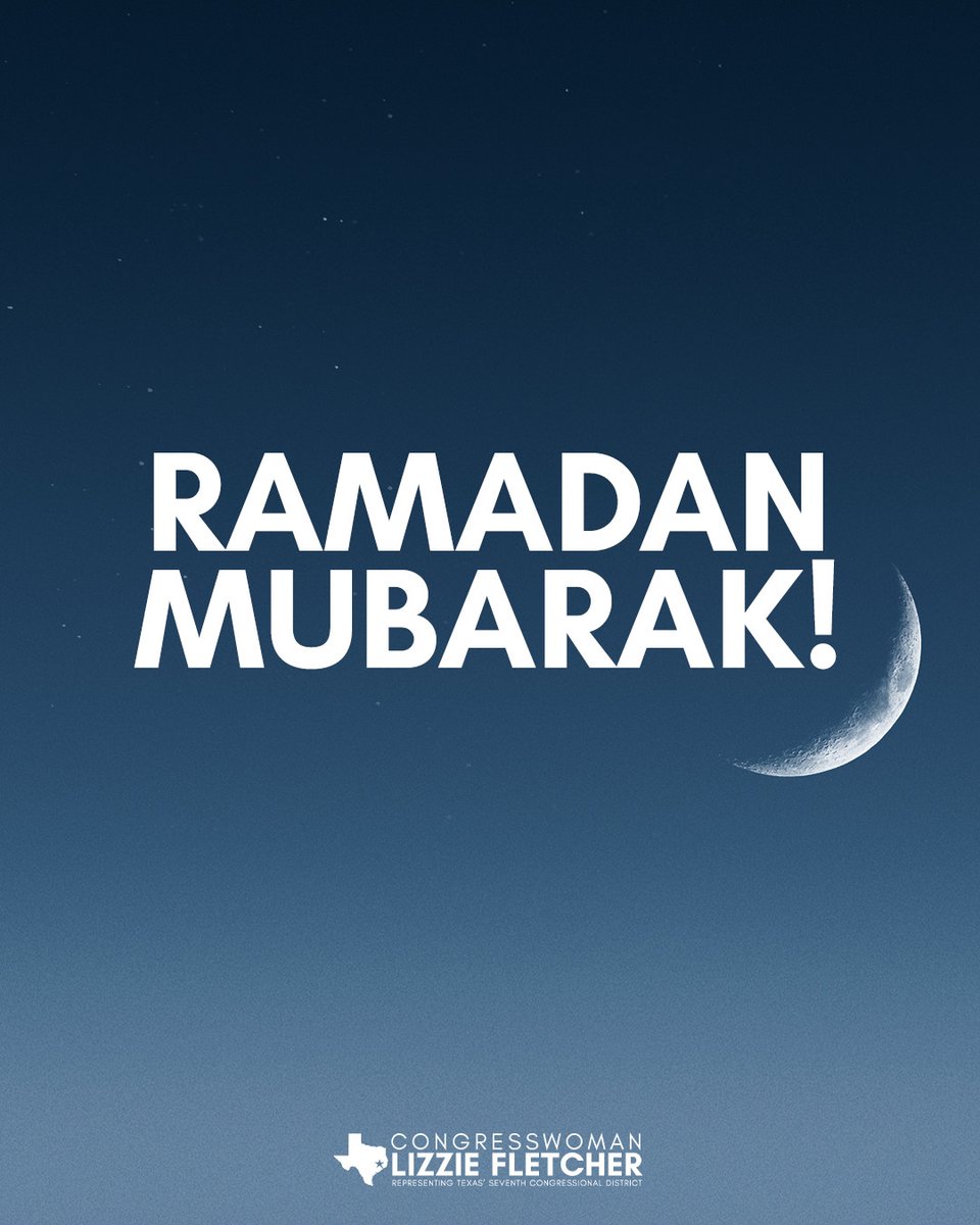 RepFletcher's tweet image. Ramadan Mubarak! I’m wishing Muslims in #TX07 and around the world a peaceful and reflective holy month.