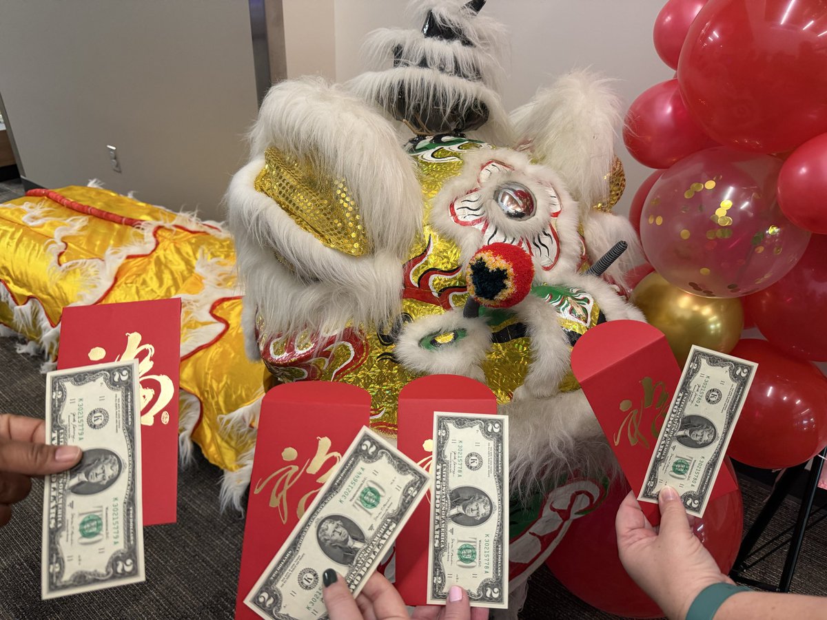 Spreading some lunar new year cheer to our <a href="/MooreCFISD/">MooreCFISD</a> staff and students. Happy lunar new year 🧧🧨