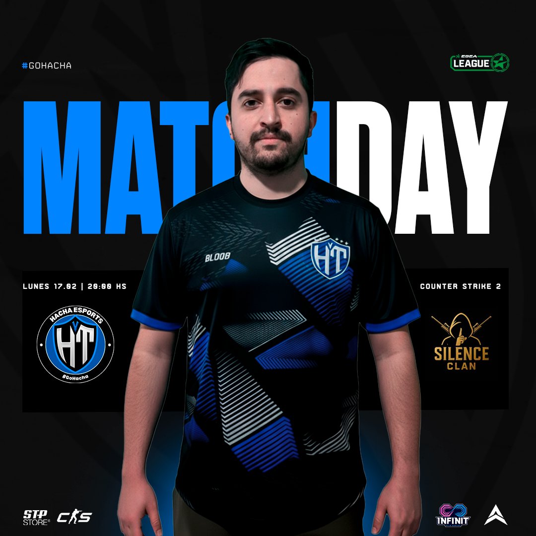 hachaesports's tweet photo. π΅ MATCHDAY || #CS2βͺοΈ
π #ESEALeague
π #SilenceClan
π 20:20hs π¦π·
Estamos en vivo, sumate a nuestro canal de twtich π
ποΈ @FabriPanozzo
πΊ https://t.co/J5ZOuIGklq
#GoHacha πͺ https://t.co/IpdLs3WlEn