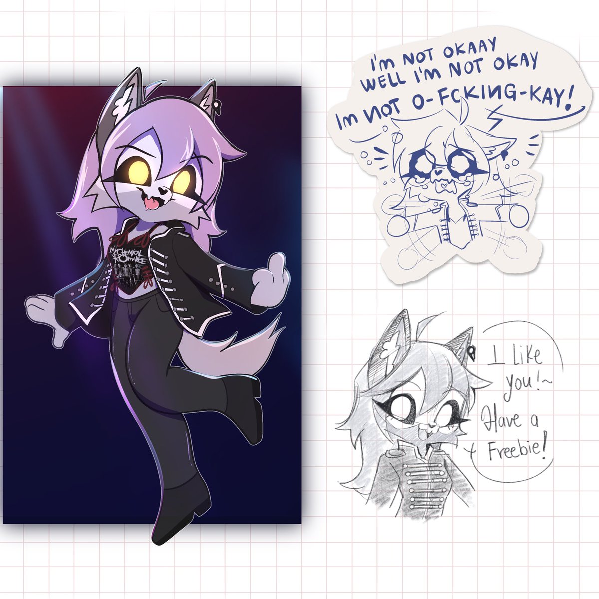 Haru Crow 2.0🌙✨ open commissions! tweet media