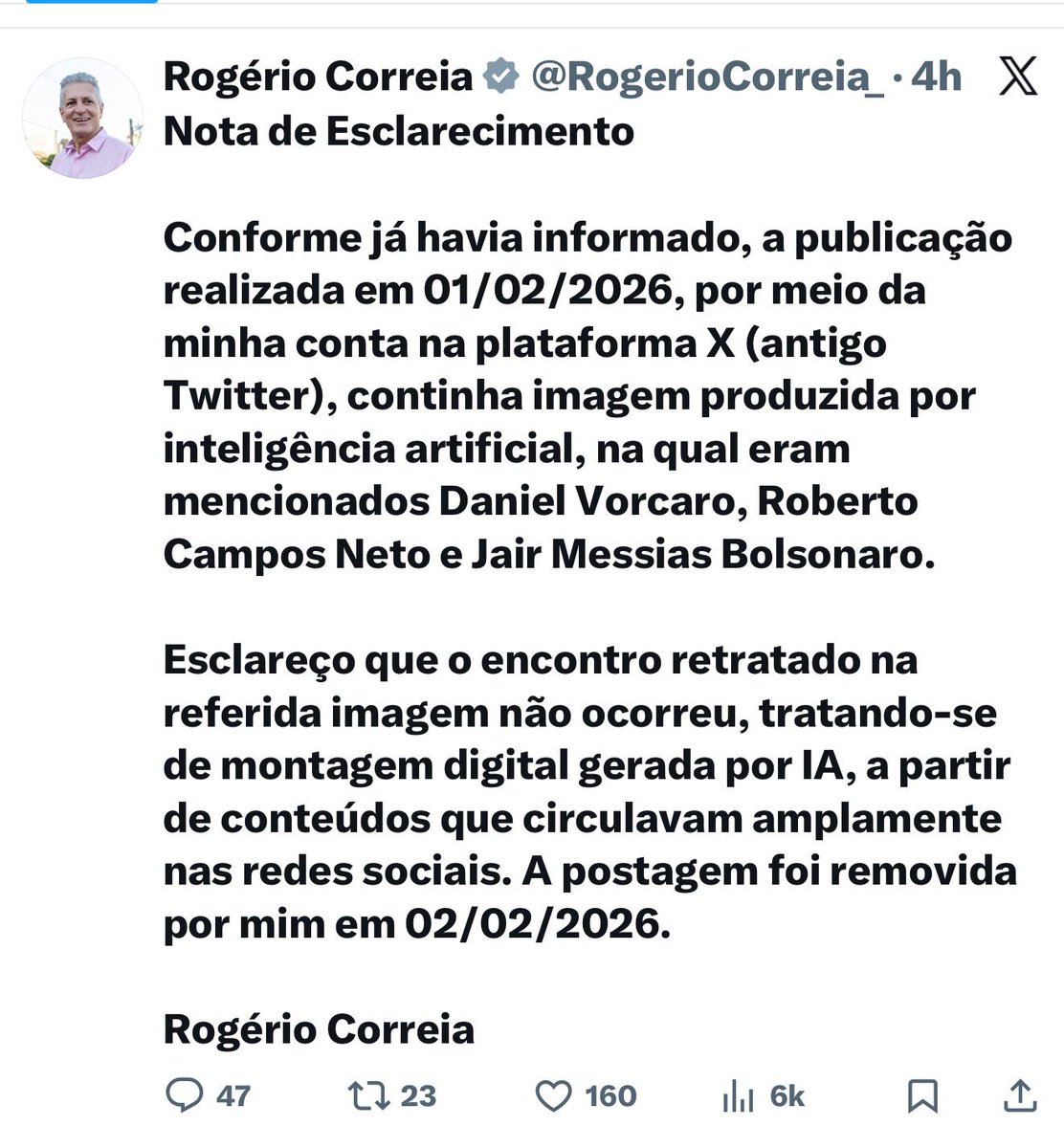 É esquerda... Parece que a Internet nao é terra sem lei, ne?