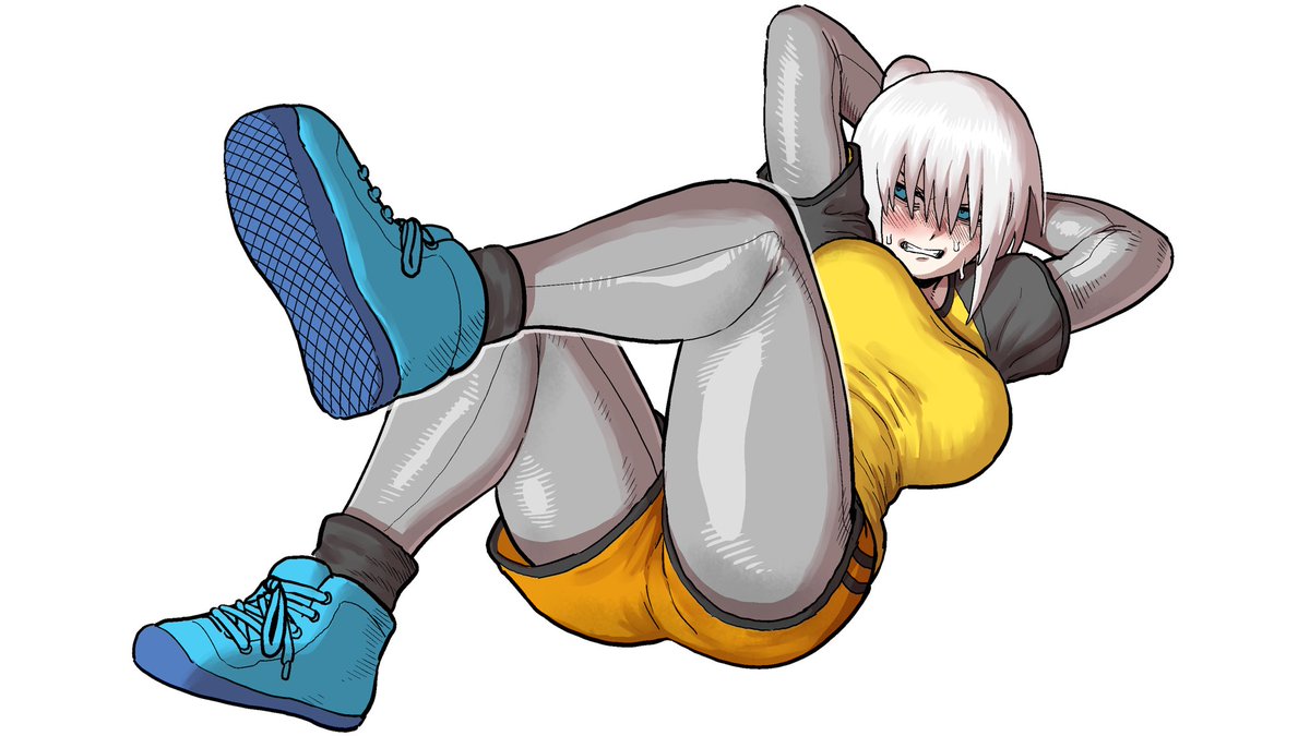 静電気ブロッコリーちゃん（<a href="/yaseinoburo/">静電気ブロッコリー</a> ）にskebにて筋トレ配信のサムネ詐欺用に筋トレをしているネイチャー藤乃ちゃんを描いてもらったわよ！！
YouTube君に怒られない程度のセクシーを攻めてもらいました！！！
skeb.jp/@yaseinoburo/w…