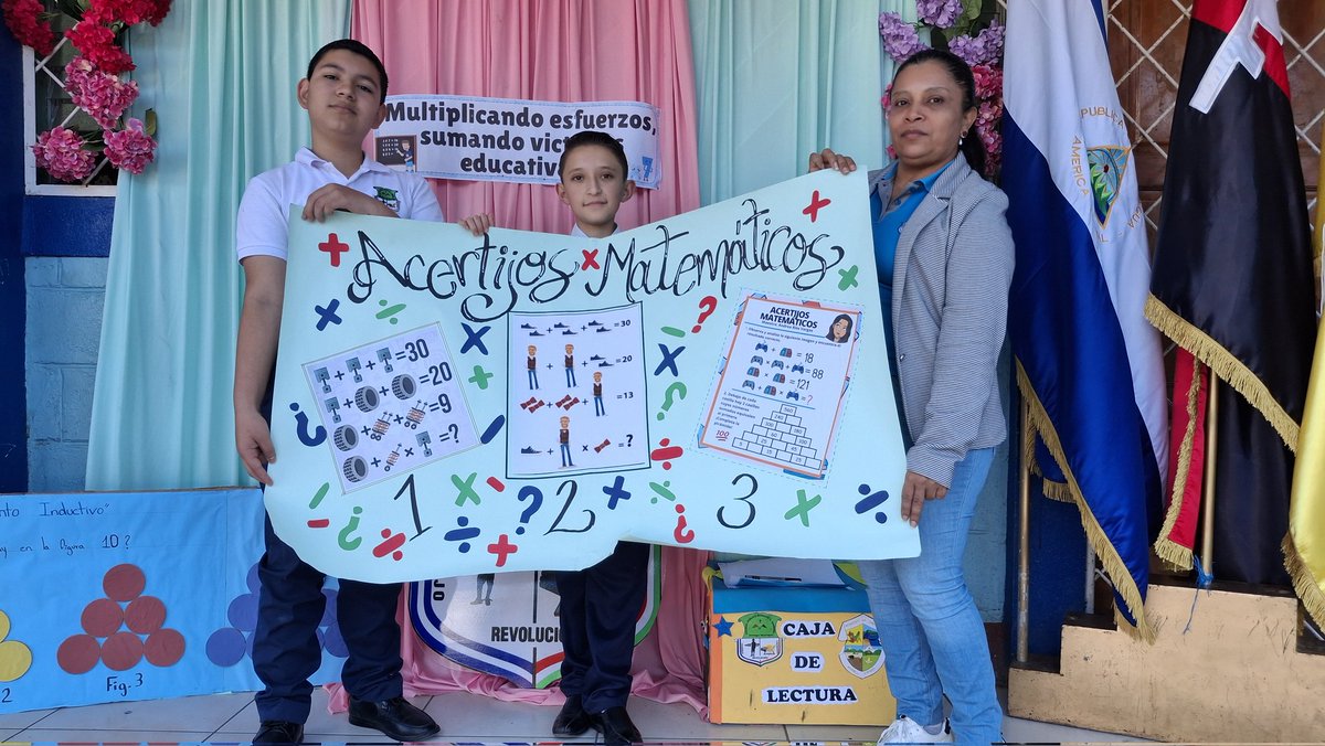 CPACSOFICIAL's tweet photo. 📚 Lanzamos el Plan Nacional de Matemáticas 2026.
Fortalecemos la resolución de problemas en estudiantes de 7° a 11° grado. 📐✨
INACS Jinotega @minednicaragua 
#Educación #Matemáticas https://t.co/OqeNSVvSlM