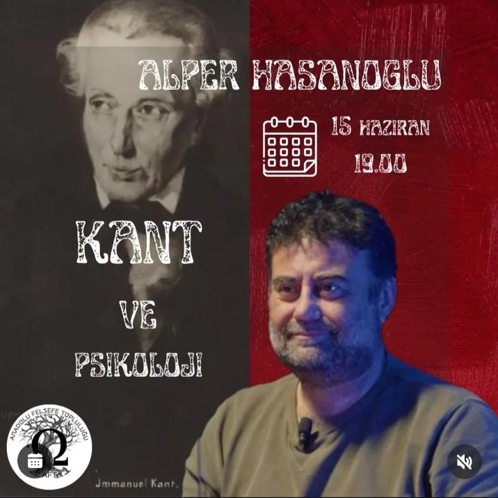 15 Haziran 2025, Alper Hasanoğlu ile birlikte yaptığımız "Kant ve Psikoloji" etkinliğimiz.